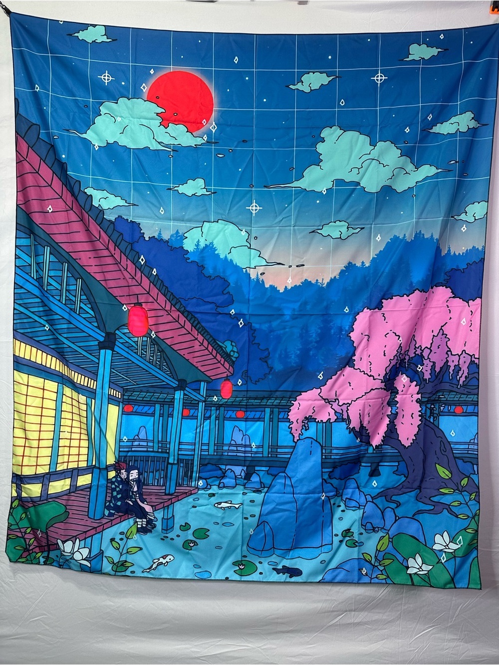 Japanese Anime Tapestry 4.3x4.10 Feet.